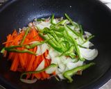 即席10分！麺つゆで簡単✿焼きうどん✿作り方5写真