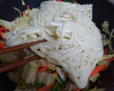即席10分！麺つゆで簡単✿焼きうどん✿作り方7写真