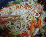 即席10分！麺つゆで簡単✿焼きうどん✿作り方8写真