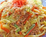 即席10分！麺つゆで簡単✿焼きうどん✿作り方10写真