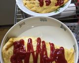 卵1個のオムライス♪玉ネギ抜き軽食4人分作り方16写真