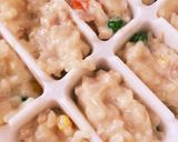カルボナーラリゾット 離乳食取り分け可作り方3写真
