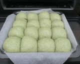 ✿よもぎのちぎりパン✿餡入り作り方8写真