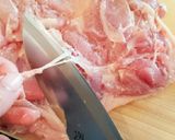 揚げないヘルシー✾鳥もも肉のロールチキン作り方2写真