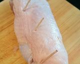 揚げないヘルシー✾鳥もも肉のロールチキン作り方5写真