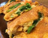 簡単！ほうれん草&チーズ入りキムチ卵♪作り方9写真