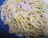 コーンスープの素でクリームパスタ作り方5写真