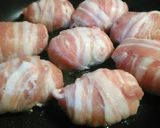 簡単ガッツリ！肉巻きお握り。作り方2写真