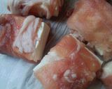 簡単一品！クリーミー肉巻き豆腐作り方2写真
