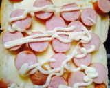 朝ごはんに！キャベツたっぷりトースト作り方2写真