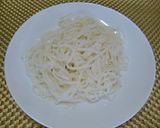 ★糖質０ｇ麺の＊納豆と明太子のパスタ風＊作り方1写真