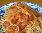 ゴージャス☆蟹のトマトチーズパスタ作り方13写真
