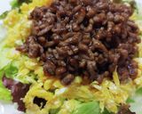 スピードおかず☆卵とレタスの挽肉あんかけ作り方5写真