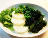 かぶとアスパラ菜の春サラダ作り方4写真
