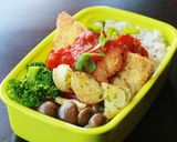 魚の香草パン粉焼きプレートとお弁当レシピ作り方6写真