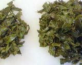 ウーロン茶を飲んだ後でウーロン茶葉の佃煮作り方1写真