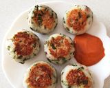 大葉とカニかまのはんぺん焼き作り方7写真