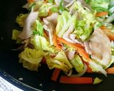 バター醤油焼きうどん作り方7写真