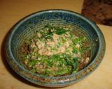 変わりほうれん草の白和え作り方6写真