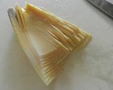 筍の穂先　酢の物作り方1写真