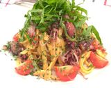 糖質制限パスタ！ホタルイカペペロンチーノ作り方6写真