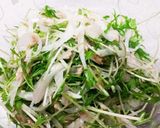 水菜たっぷり簡単サラダ作り方5写真