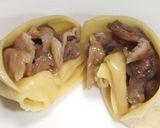 焼肉のクレープ包み作り方9写真