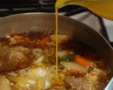 お野菜いっぱい具沢山の 肉つけうどん作り方5写真