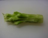 捨てないで！ブロッコリーの茎のポン酢漬け作り方1写真