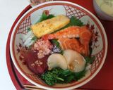 血管プラークダイエット食272（海鮮丼）作り方1写真
