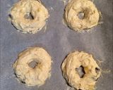 糖質制限ベーグル バナナ チョコ作り方3写真