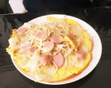 餅とキャベツと卵のお好み焼き　超簡単！作り方9写真