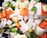 ♡野菜だけの簡単グラタン♡作り方2写真