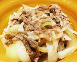 豚肉と新タマネギの重ね蒸し作り方3写真