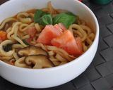 イタリア～ン☆トマすきうどん Part2作り方10写真