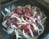すき焼きラーメン作り方1写真