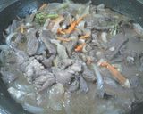 すき焼きラーメン作り方3写真