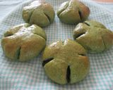 ✿よもぎのちぎりパン✿餡入り作り方12写真
