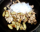 豚肉とごぼうで白滝のきんぴら風炒め作り方4写真