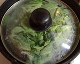 かき菜とオリーブの和え物作り方3写真