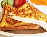 簡単クロックムッシュ風ハムチーズトースト作り方4写真