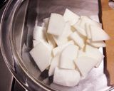 かぶとカリカリ揚げの塩こんぶ和え作り方1写真