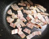 アスパラベーコン、かぶの葉も入れました作り方2写真