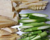 簡単美味しいたけのことアスパラの炒め物作り方3写真