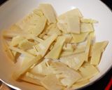 簡単美味しいたけのことアスパラの炒め物作り方4写真
