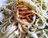長芋と海苔のパスタ作り方7写真