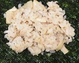 おにぎらず贅沢筍リメイク作り方1写真