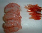 お刺身が残ったら★甘海老編★作り方1写真