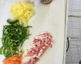 ピーマンと沢庵の豆板醤炒め作り方1写真