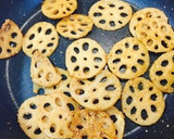 簡単あと一品☆5分で完成！蓮根の照り焼き作り方2写真